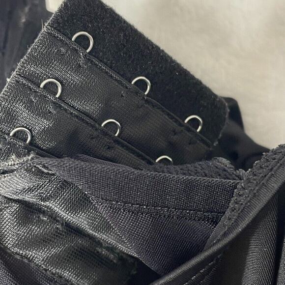 Lands' End Swim Top Tankini Black‎ Ruched Size 14 - Picture 8 of 8